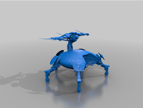 weird robot angel 3d print model - Mito3D