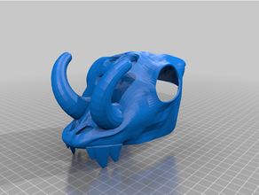 ewok vagón cráneo dinosaurio estrella guerras Clásico 3d print model - Mito3D