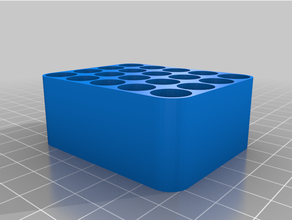 customized customizer - battery organizer holder container box storage tray 3d print model - Mito3D