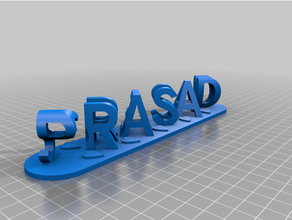 prasad personalizado 3d print model - Mito3D