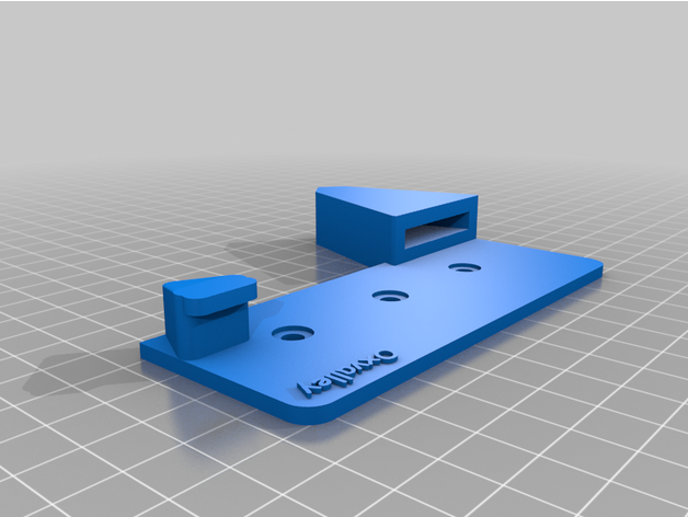 vernier étrier mur titulaire soutien 3D print model - Mito3D