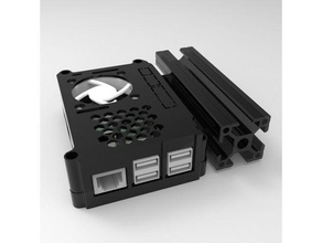 octoprint - raspberry pi3 case internal noctua fan 3d print model - Mito3D