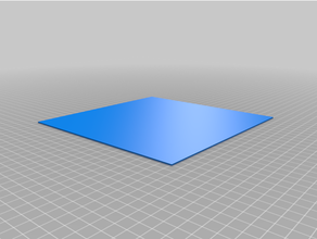 bed level test plate 200x200x1 auto leveling heated prusa i3 mk3 3d print model - Mito3D