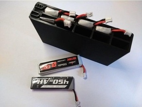 1s lipo box 2020 battery holder drone drones racing fpv 3d print model - Mito3D