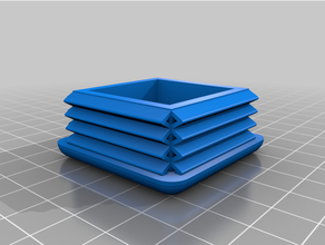 test 2 squat rack caps customized 3d print model - Mito3D