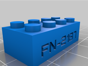 fn-2187 brick customized 3d print model - Mito3D