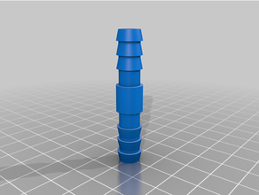 8mm-10mm-8mm hose connector 06 customized 3d print model - Mito3D