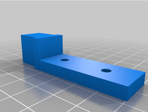 sliding door guide wooden 3d print model - Mito3D