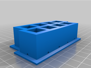 customized cuvette rack tray holder 3d print model - Mito3D
