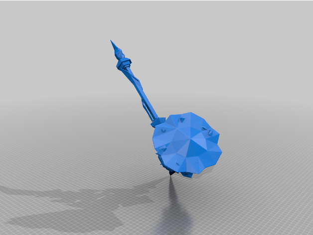 runescape rs3 maul presagi scuola 3 3D print model - Mito3D