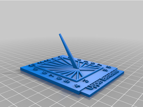 reloj sol Superior beneficio uk personalizado 3d print model - Mito3D