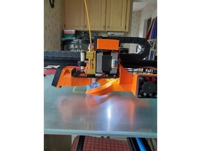 cobra fan mounting bracket 3d print model - Mito3D
