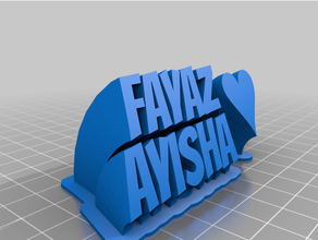 Fayaz personalizado 3d print model - Mito3D