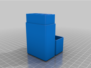 customizable cigarette box cigarette customizable openscad storage box 3d print model - Mito3D