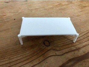 table poupée maison basse poupées 3d print model - Mito3D