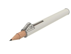 reuse short pencils holder lengthen lengthener lengthening pencil 3d print model - Mito3D