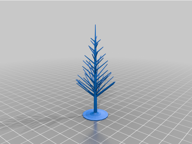 fir tree 1 customized 3D print model - Mito3D
