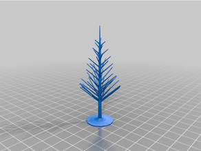 fir tree 1 customized 3d print model - Mito3D