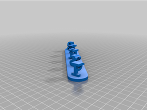 personnalisé 3d ambigramme 3d print model - Mito3D