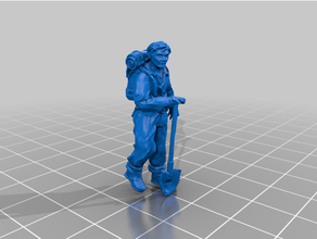 cthulhu npc5 personnage modèle miniatures PNJ 3d print model - Mito3D