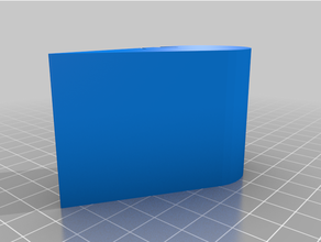 personalizzato parametrico levigatura bloccare cuneo largo 3d print model - Mito3D