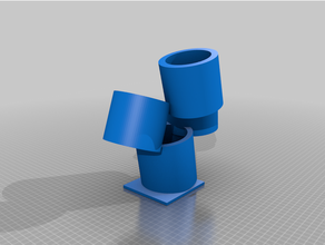 decorative balancing flowerpots balance decoration flowerpot 3d print model - Mito3D