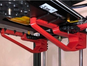 ender 5 Bett Unterstützung topology optimized Streben 3d print model - Mito3D