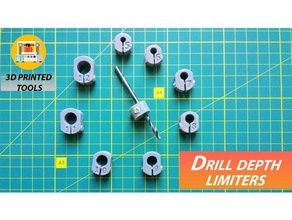 drill depth limiters 3d print model - Mito3D