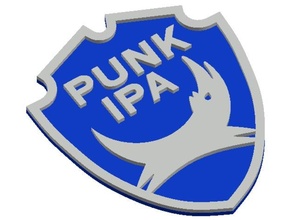 punk ipa brewdog beet mat drinks coaster beer brew dog cup holder cupholder pub public domain scotland scottish 3d print model - Mito3D