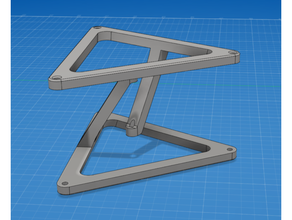 pequeno tensegridade escultura impossível objeto tensão 3d print model - Mito3D