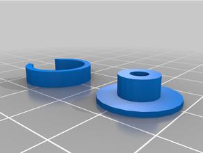 anti tangle carretel suporte elástico borracha queda 3d print model - Mito3D