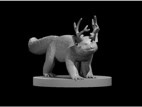 Pandalop Panda rot 3d print model - Mito3D