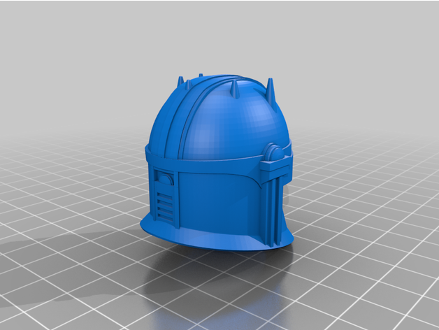 armeiro Estrela guerras mandaloriano capacete 3D print model - Mito3D