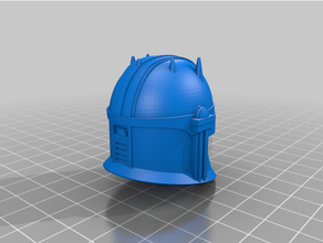 Waffenmeister Star Kriege Mandalorianer Helm 3d print model - Mito3D