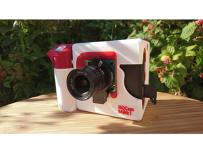 pi hqcam Ahududu kamera muhafaza durum kılıf 3d print model - Mito3D