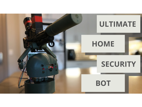 segurança robô airsoft arduino Câmera framboesa pi 3d print model - Mito3D