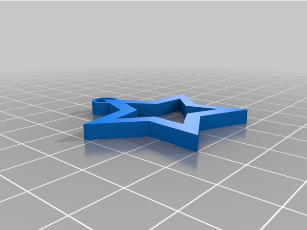 Estrela brinco 3D print model - Mito3D