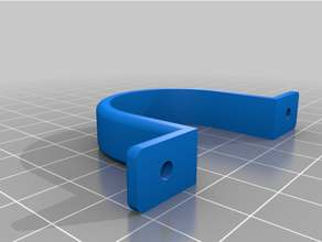 32mm Benutzerdefiniert Rohr Clip Kabel 3d print model - Mito3D