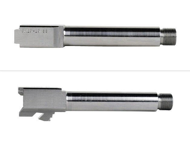 glock 19 gen 1-5 reference barrel 9x19 diy fgc-9 fgc9 gun luger pistol weapon weapons 3D print model - Mito3D