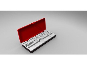 metric tap die set box case draper 3d print model - Mito3D