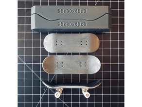fingerboard boards moulds shapers wheel nut fingerboarding mold nuts 3d print model - Mito3D