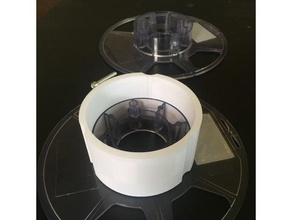 esun drücken Plastik Spule Adapter Filament petg lampenfassung Pushplastic montieren 3d print model - Mito3D