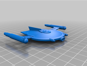Romulan virar Estrela caminhada 3d print model - Mito3D