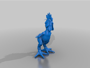 war giant chickens - dnd animal mounts chicken 3d print model - Mito3D
