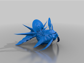 imperador peixe dnd animal 3d print model - Mito3D