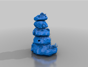 desert tower grotto - aos terrain dnd 3d print model - Mito3D