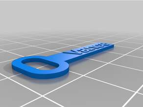 vance flexible cable etiqueta personalizado 3d print model - Mito3D