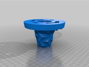 Molde vaso yıldızlı 3d print model - Mito3D