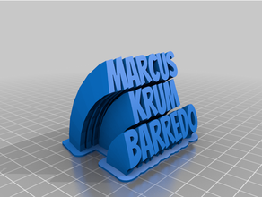 Marcus personalizzato 3d print model - Mito3D