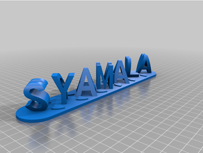 syamala rama personalizado 3d print model - Mito3D